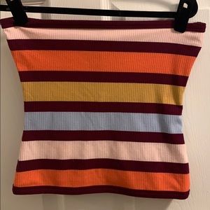Striped crop top